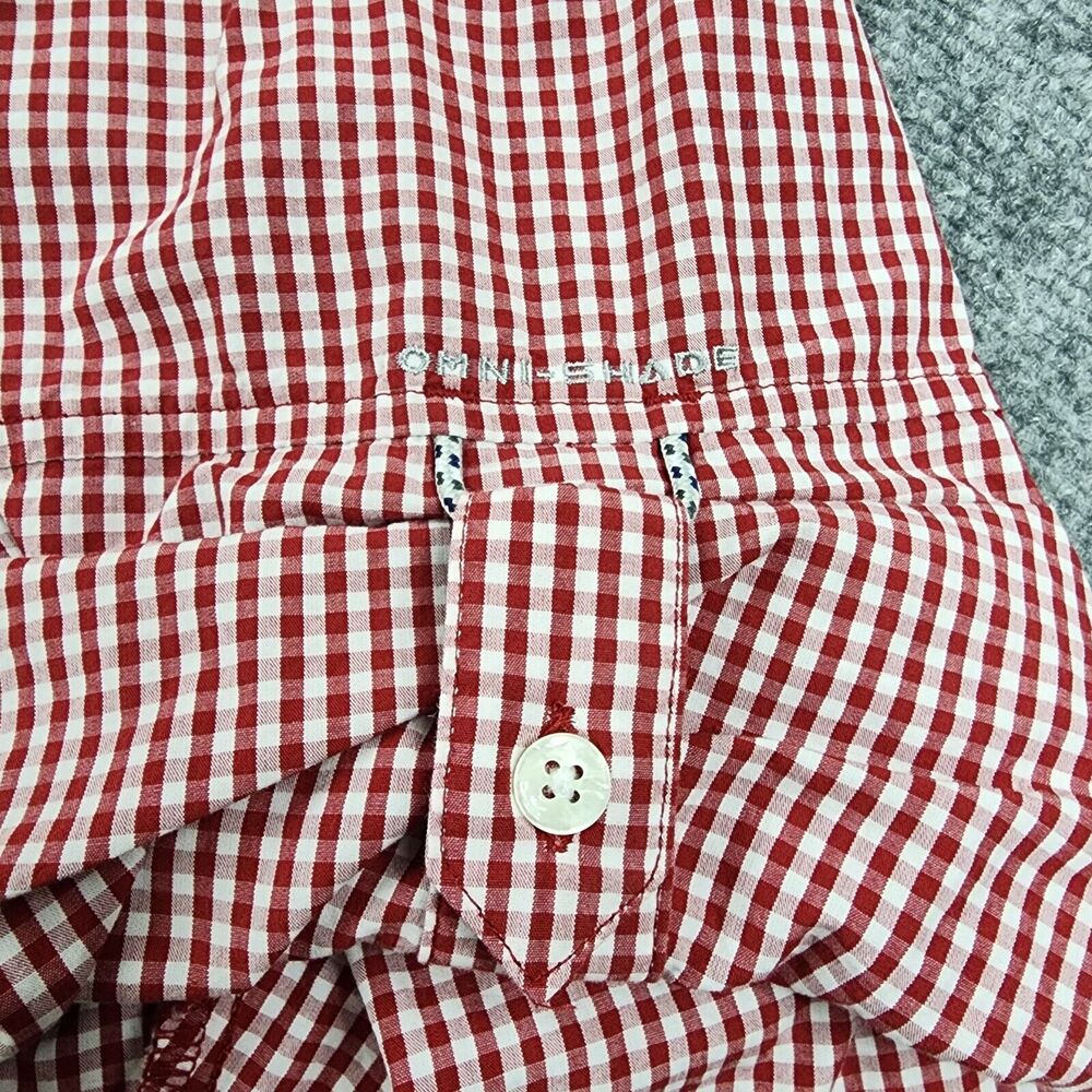 South Carolina Gamecocks Shirt Men XXL Gingham Check Columbia PFG Super Bonehead - Picture 16 of 16